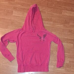 American Eagle Outfitters Fuchsia Hoodie